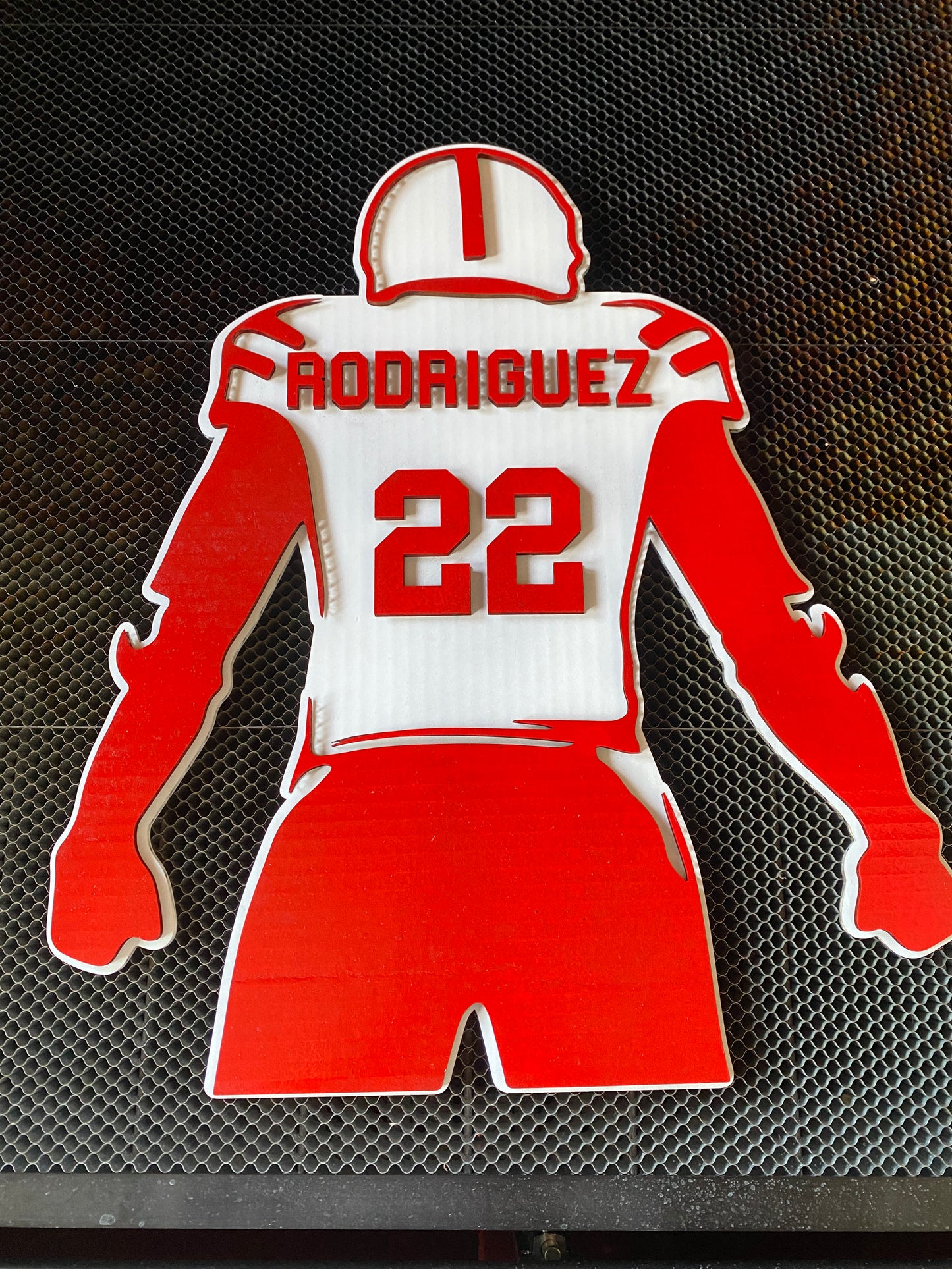 Cardboard Cutout Football Player